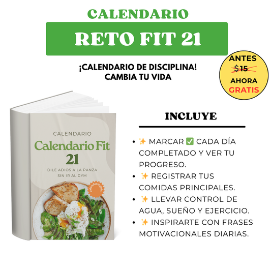Calendario Fit 21: Disciplina y Resultados Día a Día
