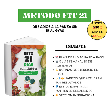 E-book Reto 21 Días Saludables
